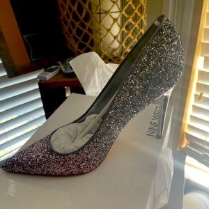 Nine West heels new in box. Run small so I had to buy a bigger size.